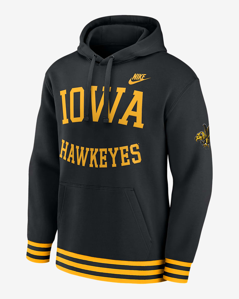 Iowa hawkeye nike hoodie sweatshirt on sale